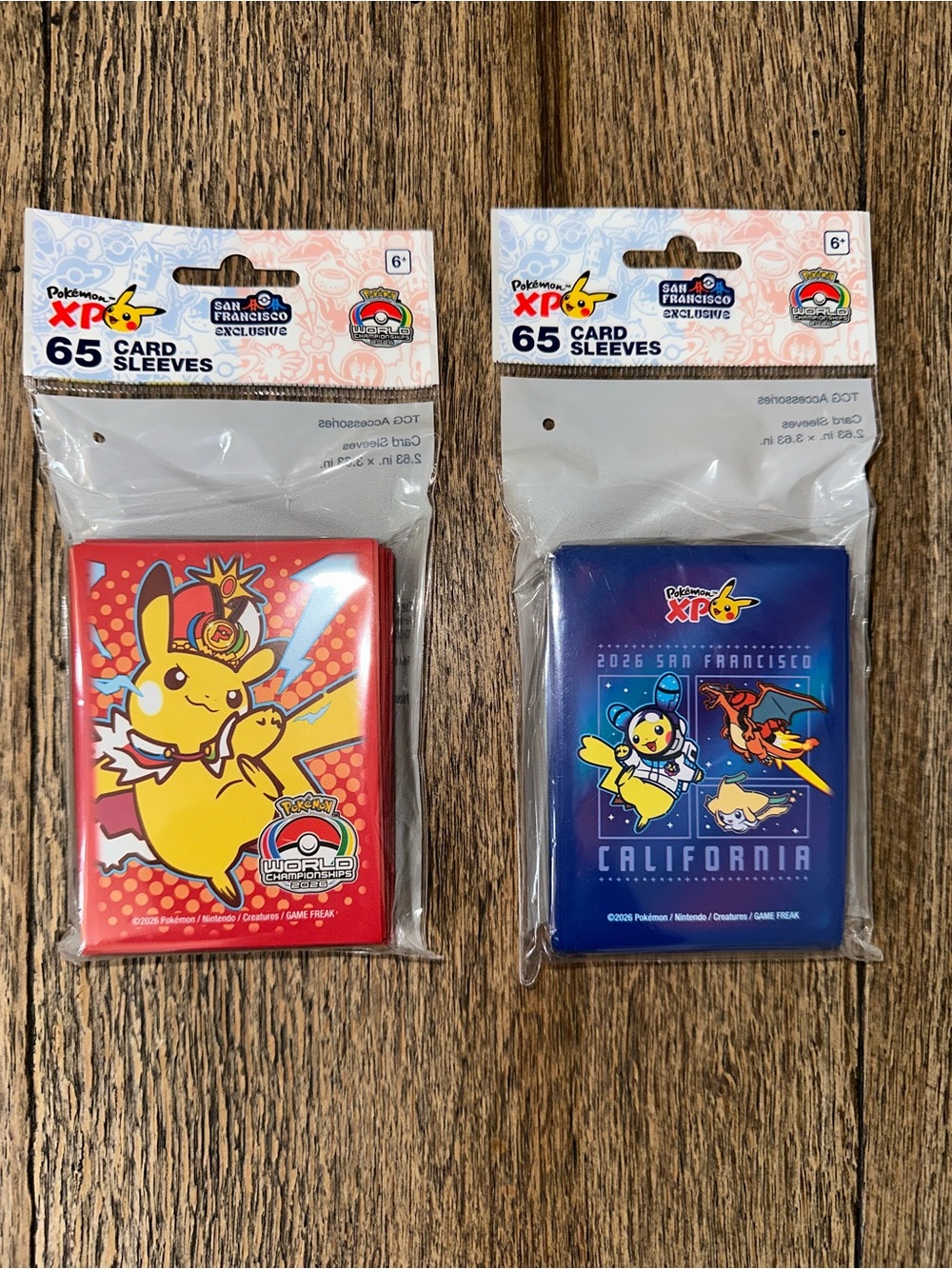 Pokémon World Championships 2026 & Pokémon XP San Francisco Exclusive Card Sleev
